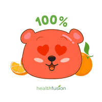 Happy Vitamin C Sticker by Health Fusion