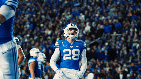 Byu Football Celebration GIF by BYU Cougars