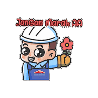 Angry Flower Sticker by peeyong