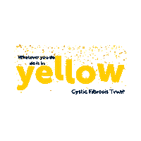 Celebration Sparkle Sticker by Cystic Fibrosis Trust