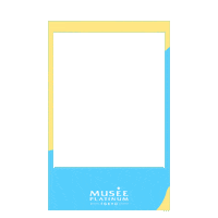 MuseePlatinumTokyo crown sparkles polaroid photo frame Sticker