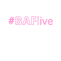 B-A-F baf studentsofbaf baflive Sticker