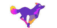 Animation Running Sticker by VJ Suave