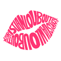 Love You Kiss Sticker by Christian Louboutin