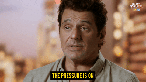 React Pressure GIF by Celebrity Apprentice Australia