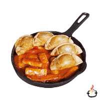 Korean Food Topokki Sticker by Tabula