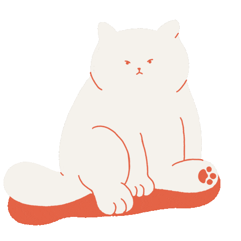 Angry Cat Sticker
