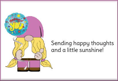 Thinking Of You Gnome GIF