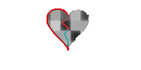 Broken Heart Love Sticker by Dot Com