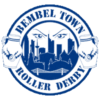 BembelTownRollerDerby sport germany skate frankfurt Sticker