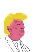Presidential Debate Trump Sticker by Creative Courage