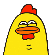 Chicken Gaga Sticker