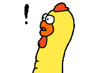 Chicken Gaga Sticker