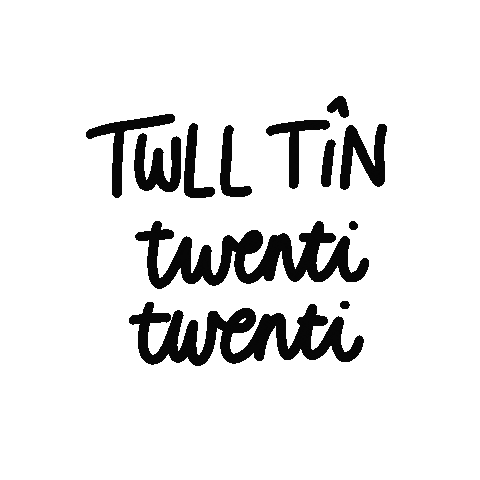 Twll Tin Sticker
