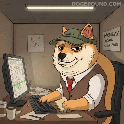 Tired Shiba Inu GIF by Doge Pound