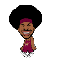 Animation Basketball Sticker