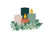 180gradsalon weihnachten advent adventskalender kerze Sticker