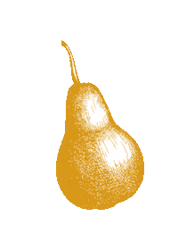 Pear Sticker by Sibbitter