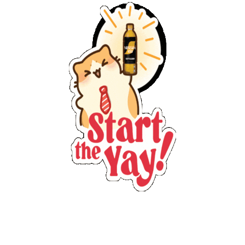Cat Working Sticker by Bichi Mao