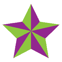 Star Colors Sticker by Gabo Lara