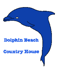 Dolphinhouse dolphinbeach dolphin beach country house Sticker