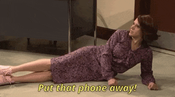put that phone away GIF by Saturday Night Live