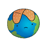 Sick Earth Sticker