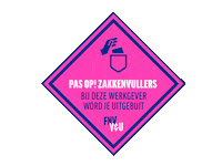 Pickpocket Youngandunited Sticker by FNV Young & United