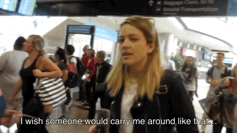 baby airport GIF by Emo Nite