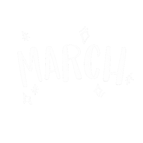 March Month Sticker