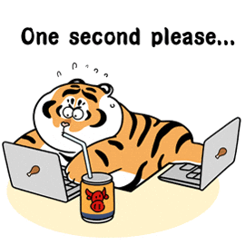 Work Tiger Sticker by Bu2ma