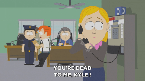 phone police GIF by South Park 