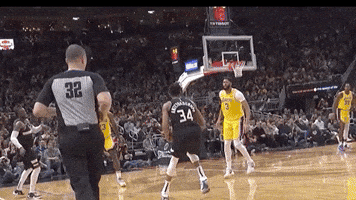 Los Angeles Lakers Wink GIF by Milwaukee Bucks