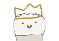 Dental Crown Sticker