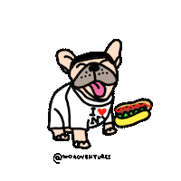 dog love Sticker by Ivo Adventures