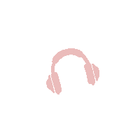 letsglowtv youtube glow minimal headphones Sticker