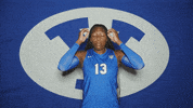 Volleyball Mind Blown GIF by BYU Cougars