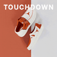 heydude_shoes texas touchdown hookem texasfootball GIF