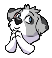 Dog Help Sticker