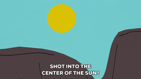 sun finger GIF by South Park 