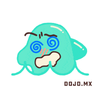 dojostudiomx dizzy dolphin delfin nausea Sticker