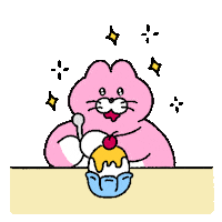 Cat Eat Sticker by zizone_official