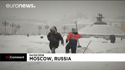 Russian Snow GIF by euronews
