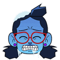 Shaking Cold Weather Sticker by Gashhuds