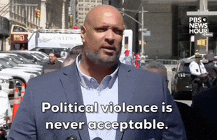Donald Trump Violence GIF by PBS NewsHour