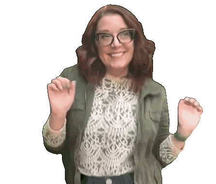 Happy Dance Sticker by Sara Campbell - Savvy Music Studio