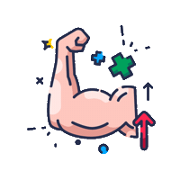 Fitness Academia Sticker by Trakto