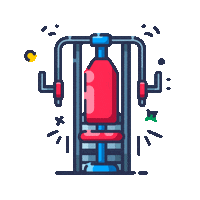 Fitness Academia Sticker by Trakto