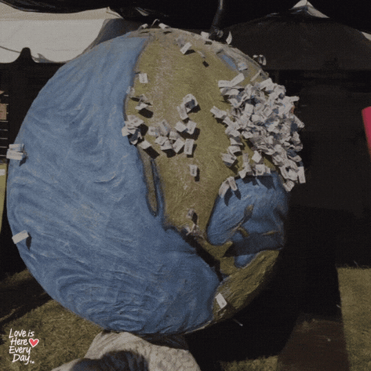 Feel Good Environment GIF by Love is Here Every Day™
