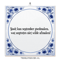 Humor September Sticker by Tegelspreuken.nl